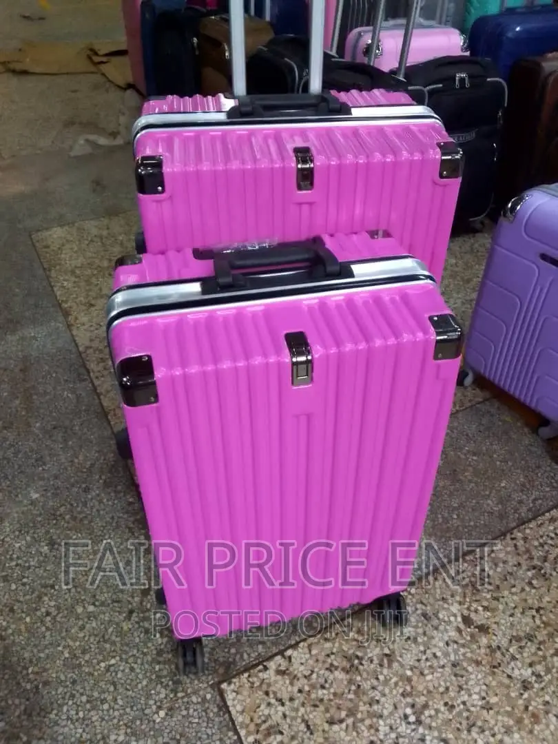Vip Noble Class Plastic Suitcase. Medium.( Pink)