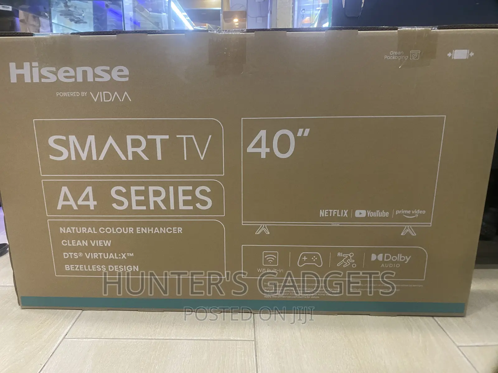 Brand New Hisense 40 Inch Smart Digital Frameless Tv
