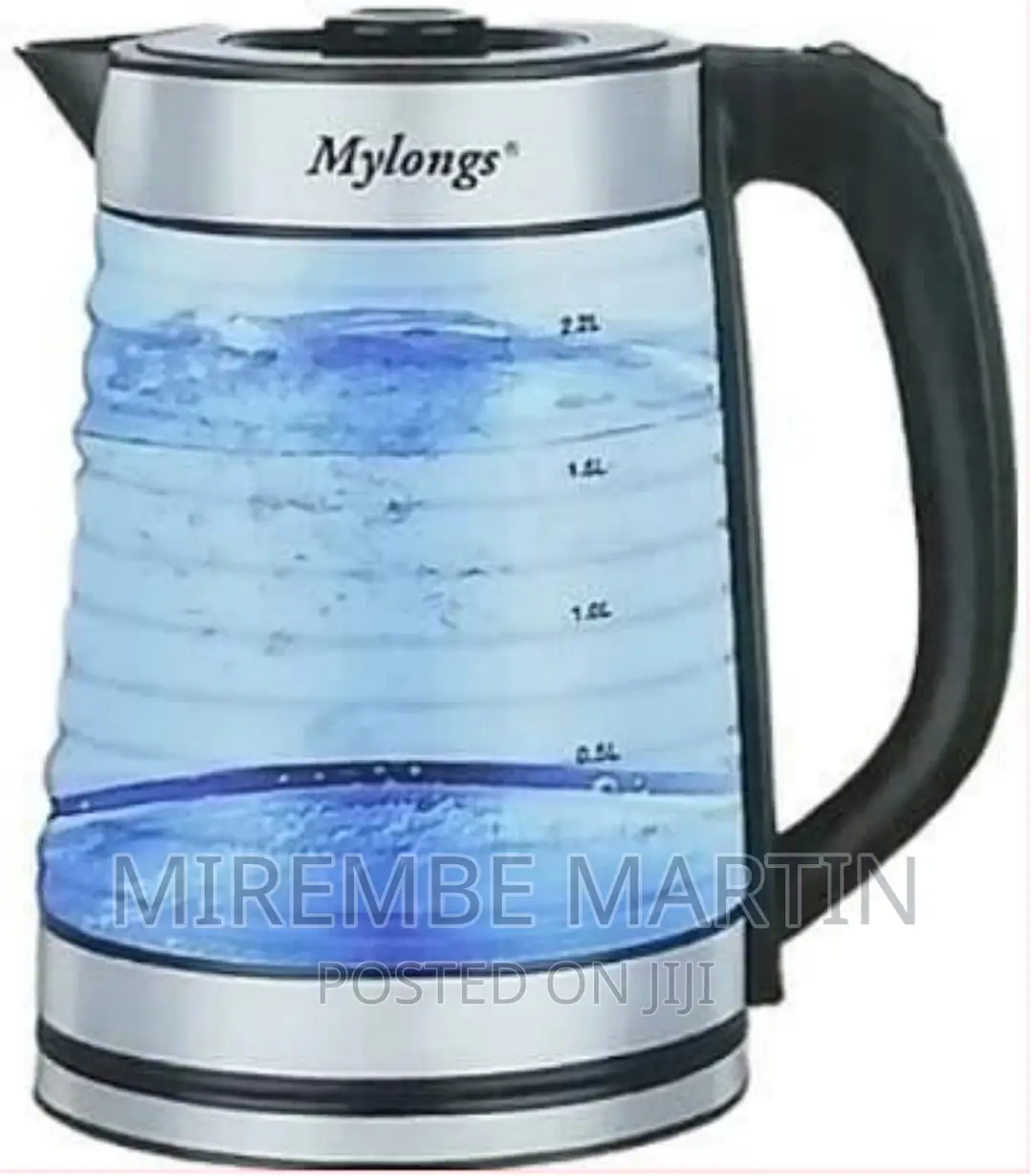 Mylongs Electric 2.2L BPA Free Glass Kettle