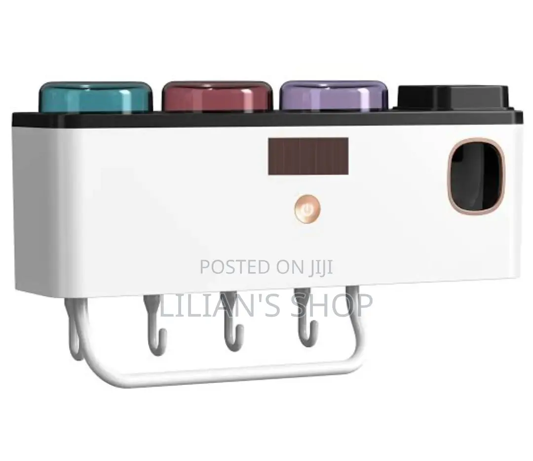 Bathroom Storage Shelf Toothbrush Holder Rack