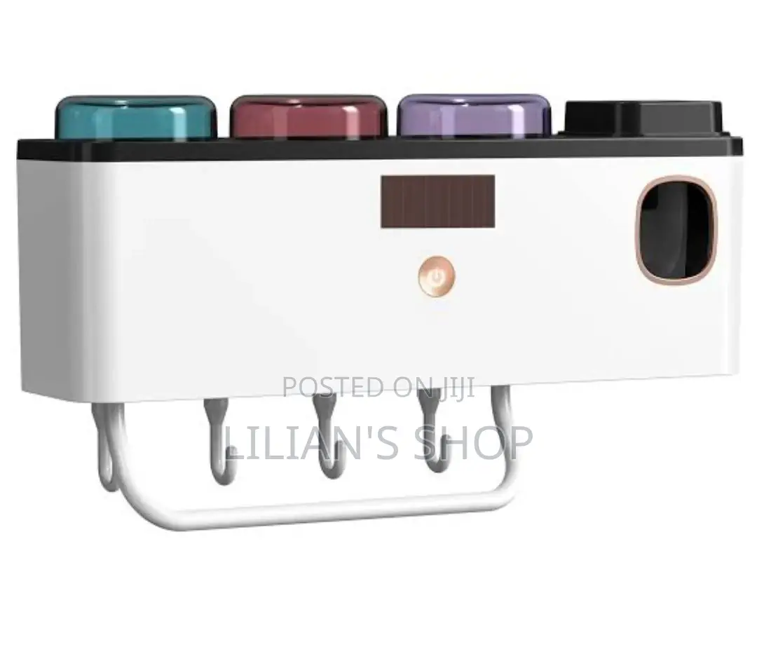 Bathroom Storage Shelf Toothbrush Holder Rack