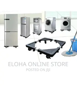 Movable Fridge and Washing Machine Stand