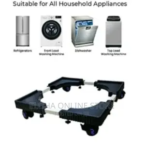Movable Fridge and Washing Machine Stand