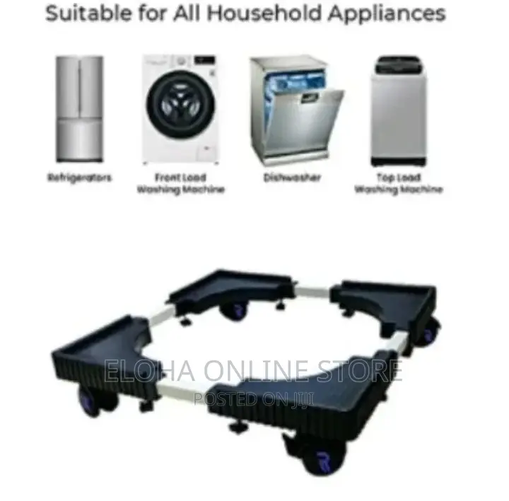 Movable Fridge and Washing Machine Stand