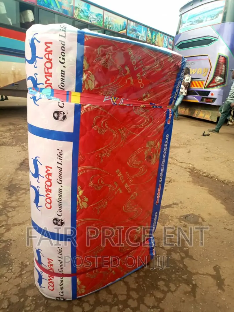 Mattress .Quilted Density .5x6x6inches.( Red)