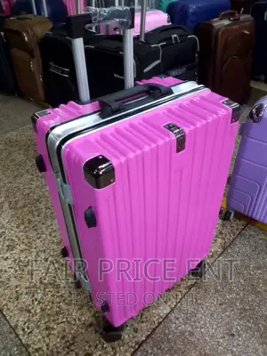 Vip Noble Class Plastic Suitcase. Medium( Pink)