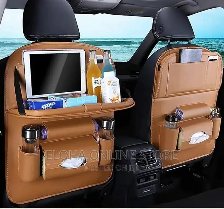 Leather Car Seat Organizer