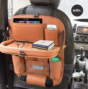 Leather Car Seat Organizer