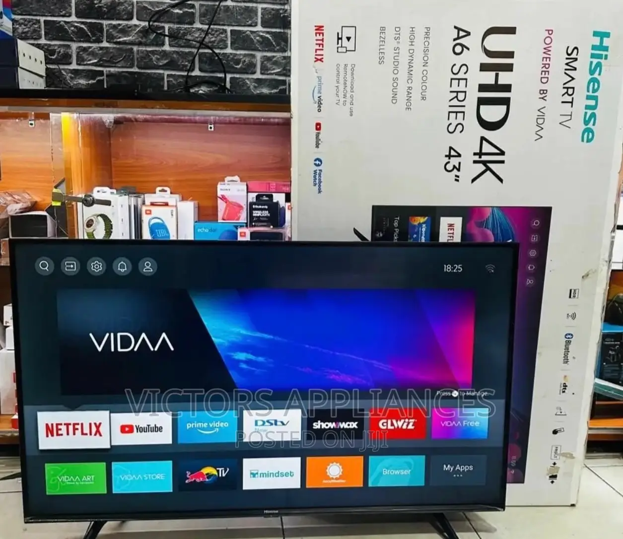 Brand New Hisense 43” A6 Series Uhd4k Smart Tv PWD by Vidaa