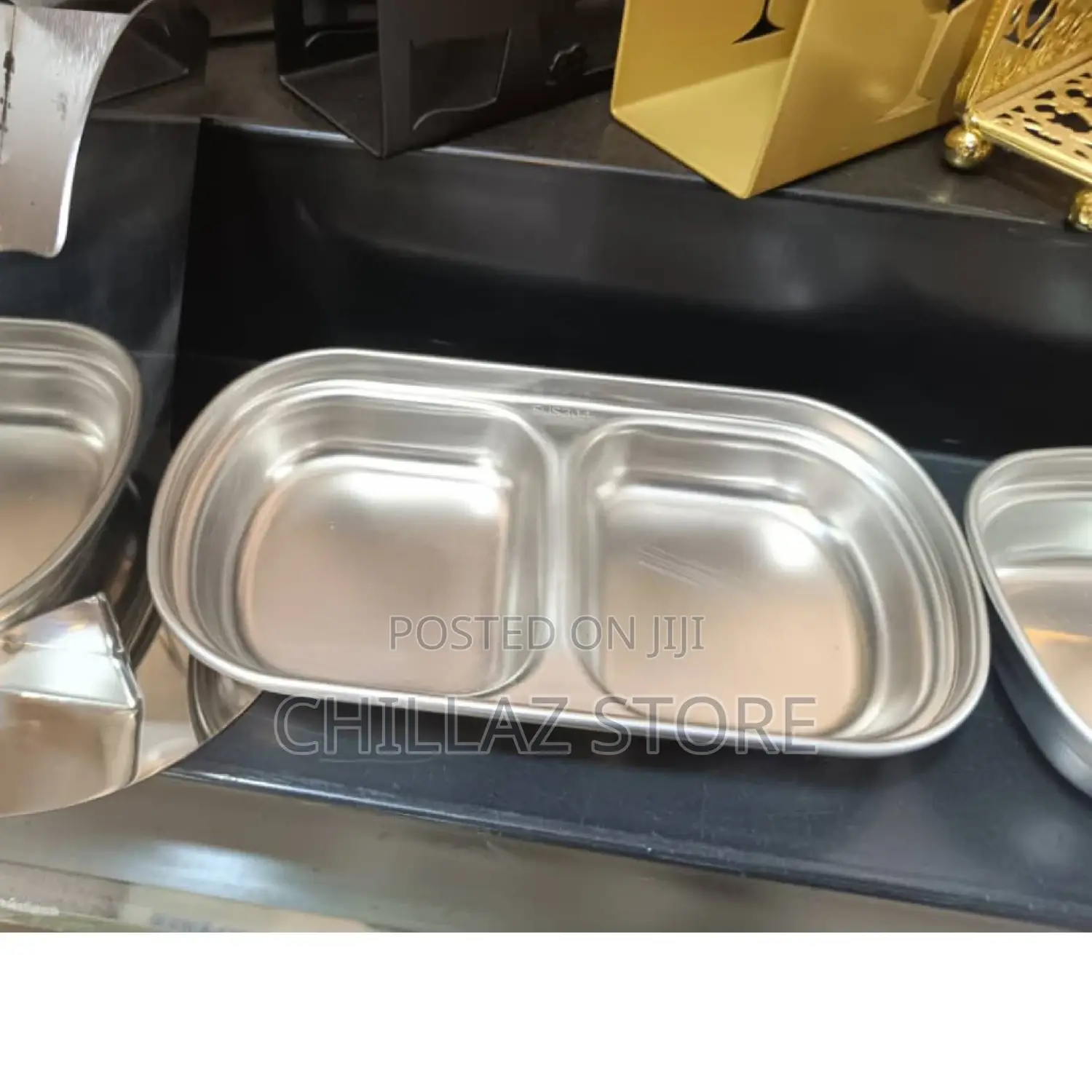 2 Compartment Dipping Sauce Plate.