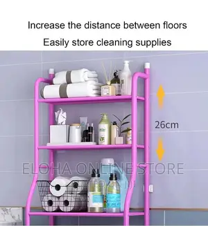 Over the Toilet 3 Tier Shelf Rack Organizer