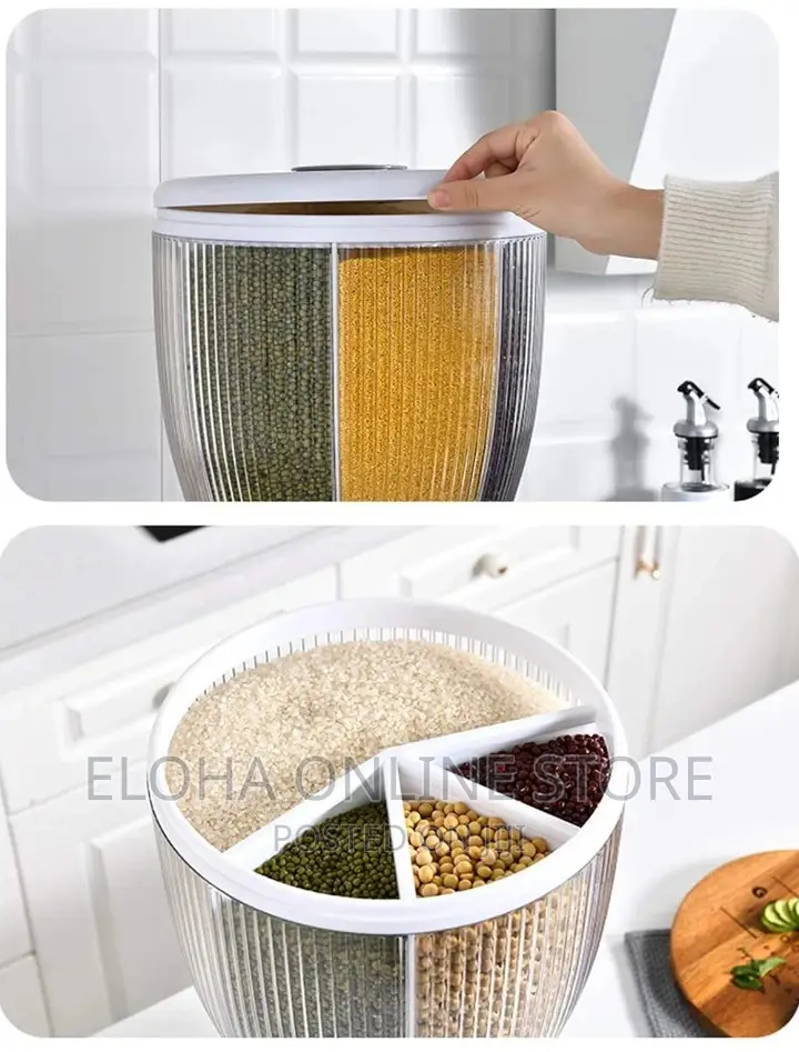Multifunctional Rotating Food Storage Box