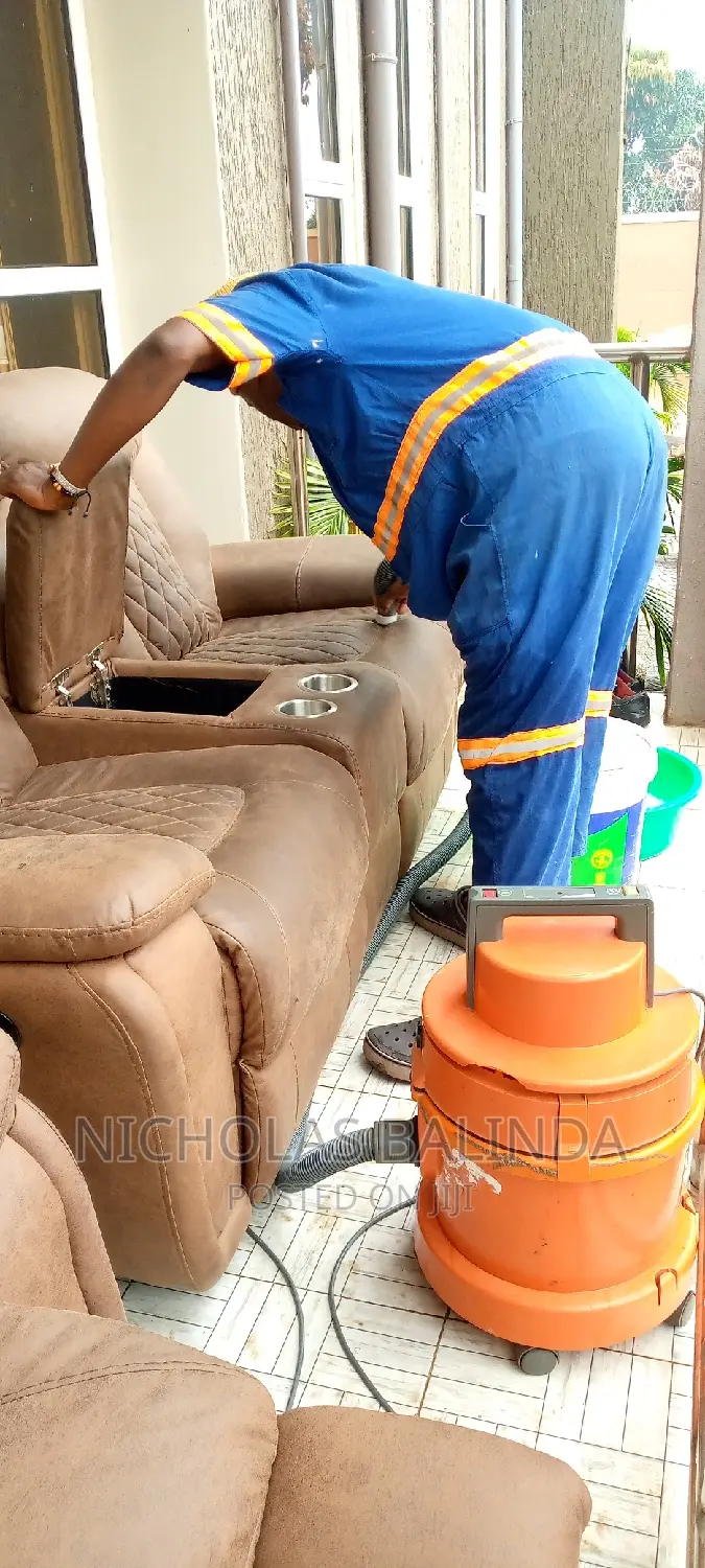 Aset Sofa Seaters Cleaning in Progress