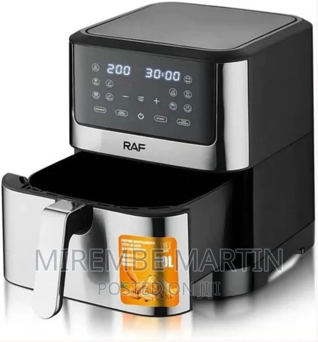 RAF 10L New Digital Touch Screen Stainless Steel Air Fryer-