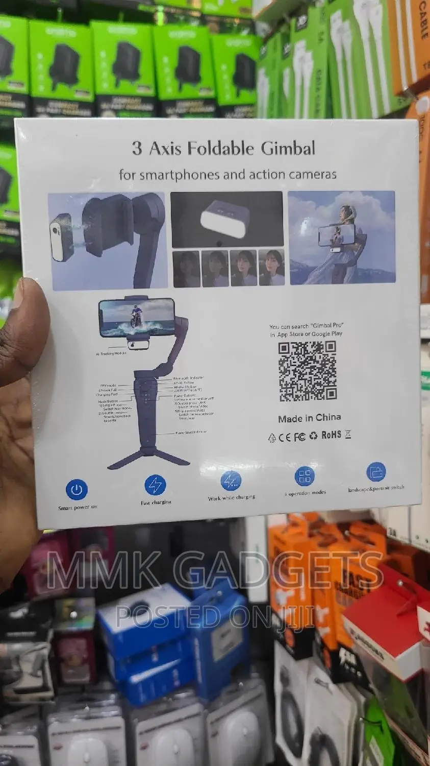 F 12 3 Axis Foldable Gimbal