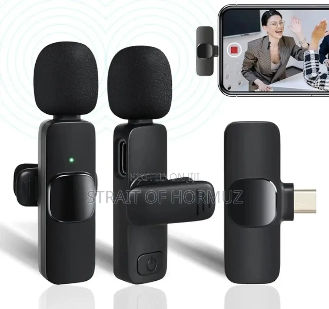 Wireless Lavalier Microphone Type C Mic for Interview