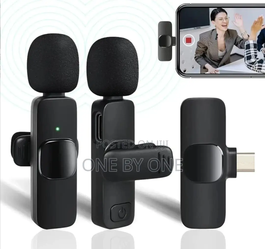 Wireless Lavalier Microphone Type C Mic for Interview