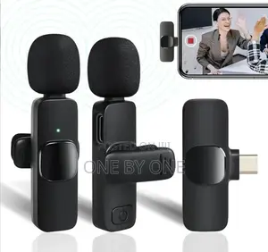 Wireless Lavalier Microphone Type C Mic for Interview