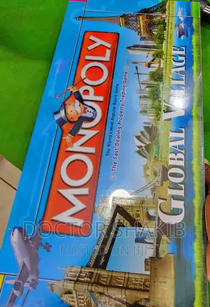 Generic Monopoly Global Village Property Board Game