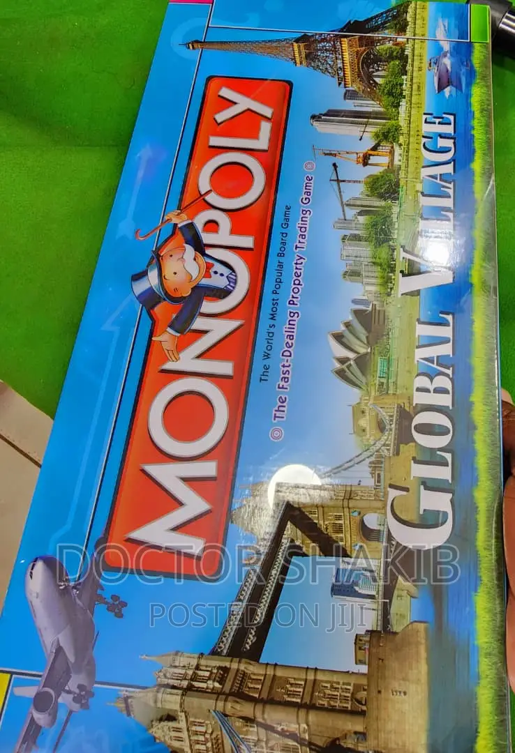 Generic Monopoly Global Village Property Board Game