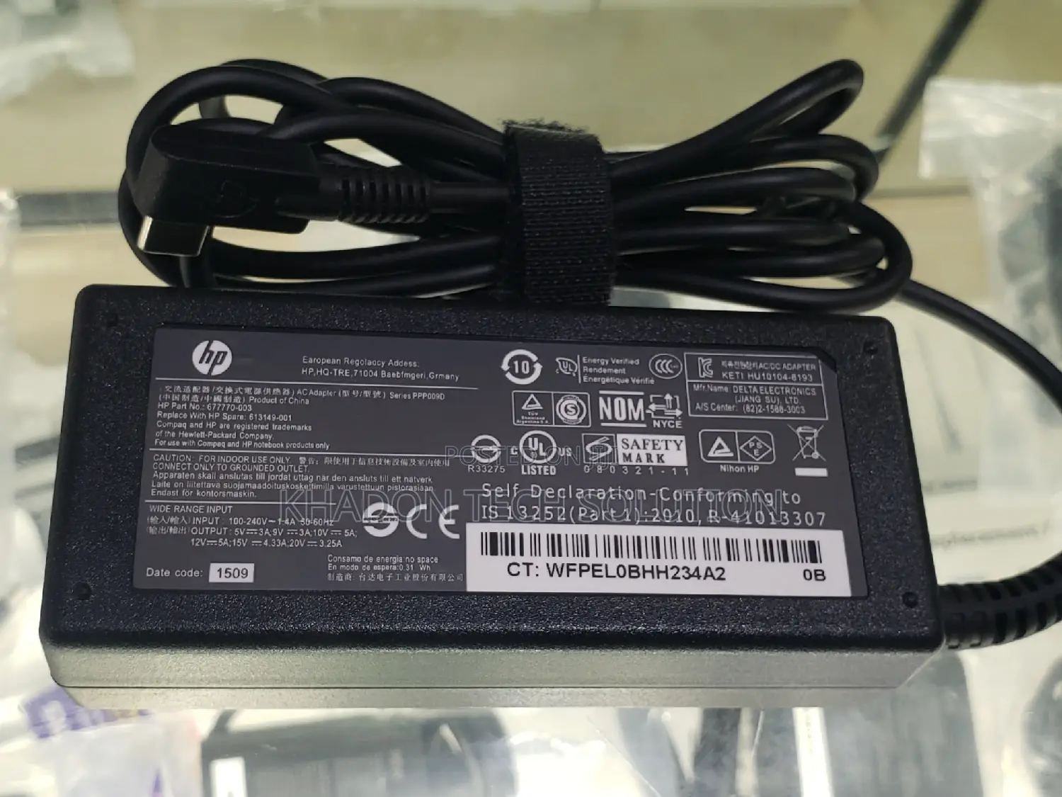 Original Hp 65w Type C Charger