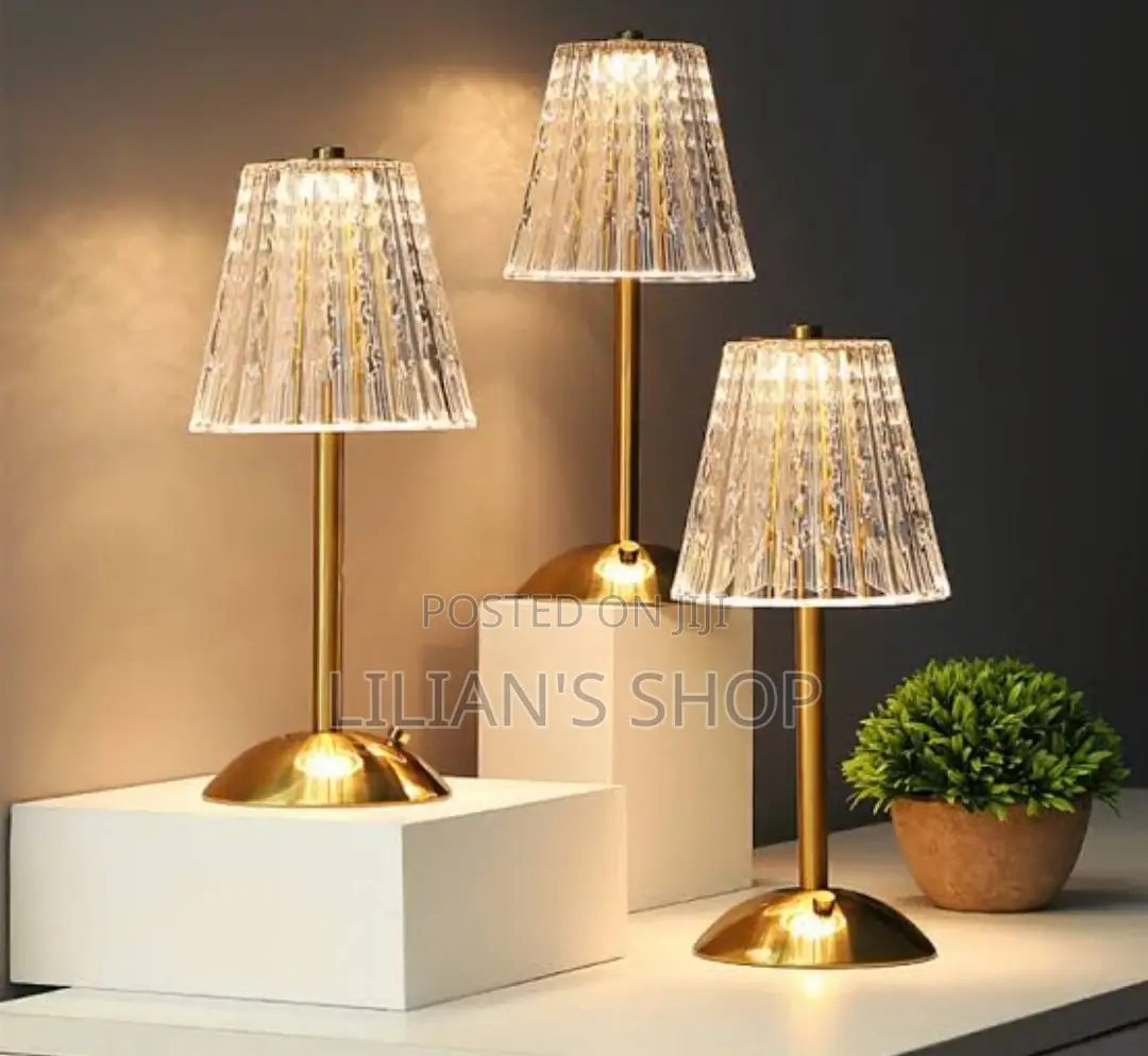 Usb Chargeable Crystal Table Lamp