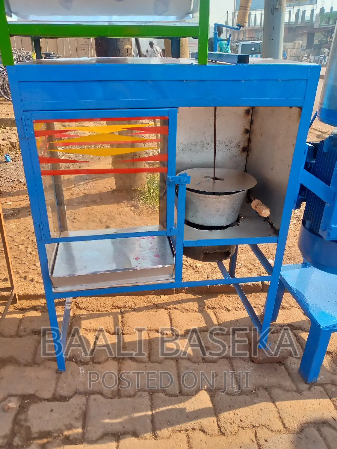 Charcoal Popcorn Machine/Blue 01/2years Warranty
