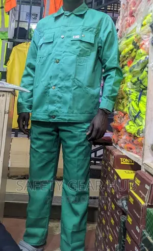Green Jam Suit (Overall)(Two Piece Wear)
