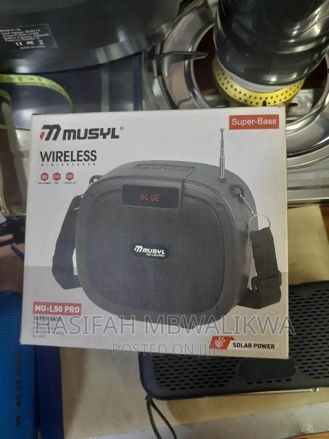 Musyl Wireless / Solar Charged Speaker