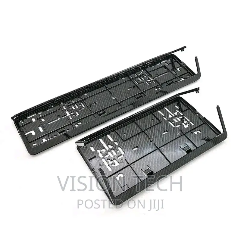 Black Number Plate Holders