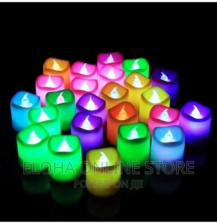 24 PCS Multicolor LED Tea Candles