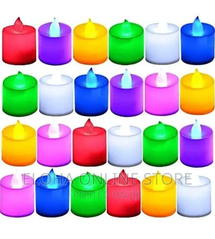 24 PCS Multicolor LED Tea Candles