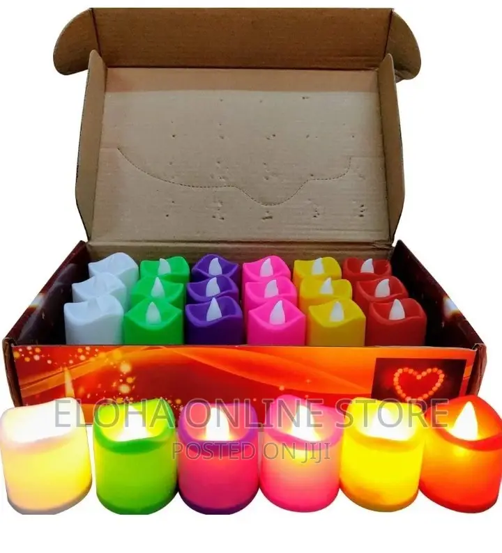 24 PCS Multicolor LED Tea Candles