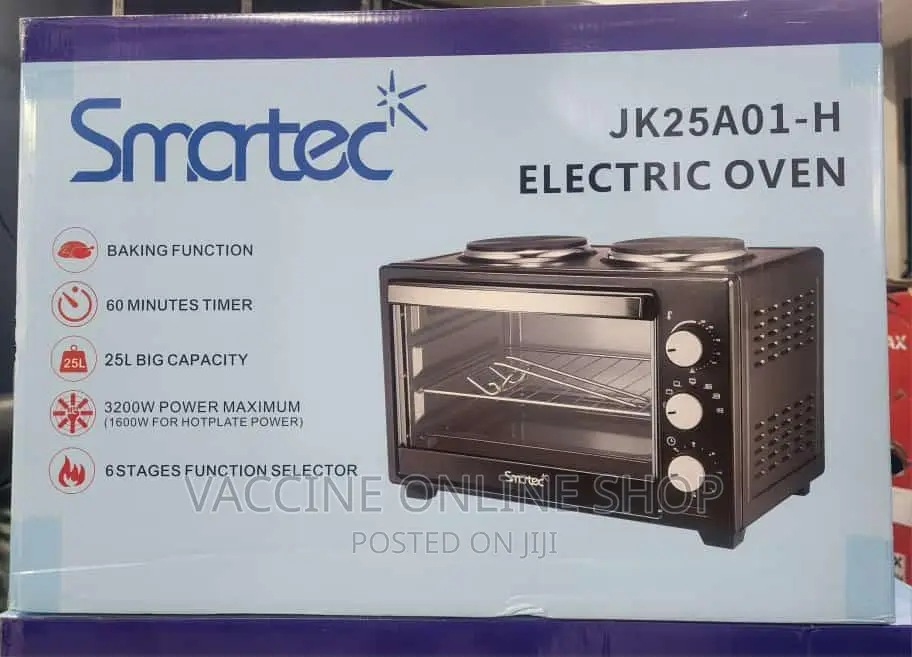 Smartec 25L Oven With Hot Plates/ Smartec Oven 25L (GSC)