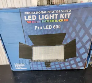 Professional Photo and Video Pro LED 600 Light Kit