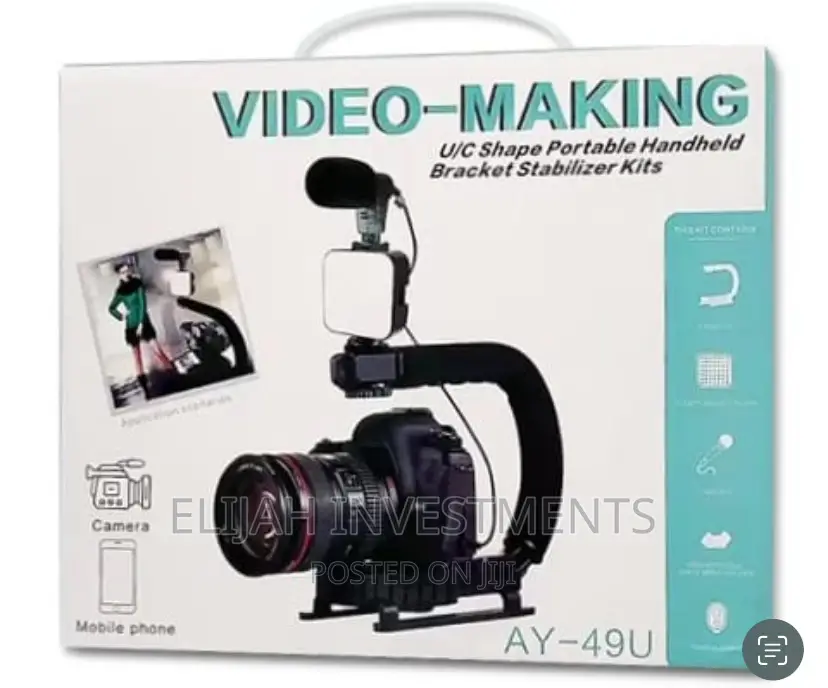 U/C Shape Portable Handheld Video Making Kit