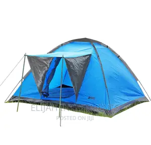 4 People Waterproof Camping Tent With Canopy