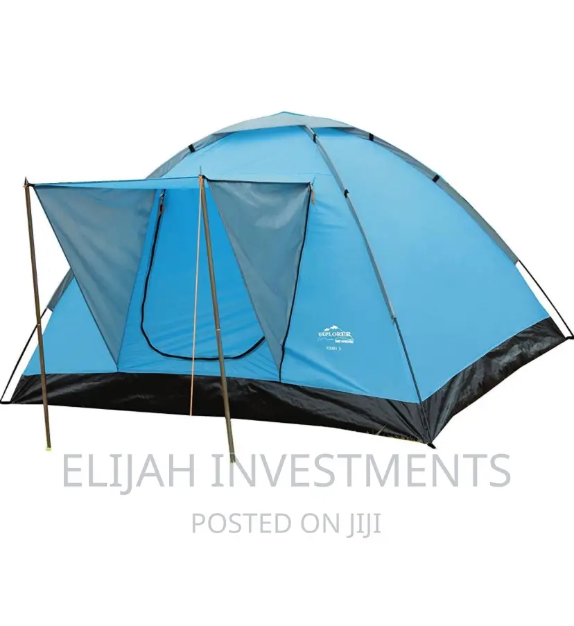 4 People Waterproof Camping Tent With Canopy