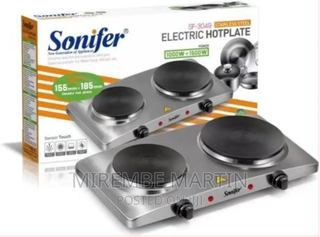Sonifer Double Electric Hot Plate Cooking Stove Cooker-