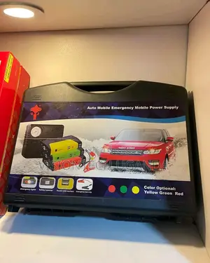 Emergency Jump Starter With Tyre Inflator