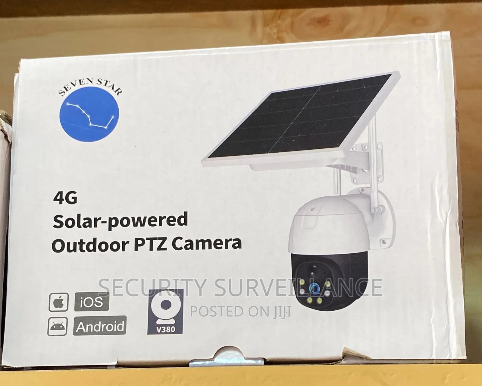 PTZ Solar Powered Outdoor CCTV Camera