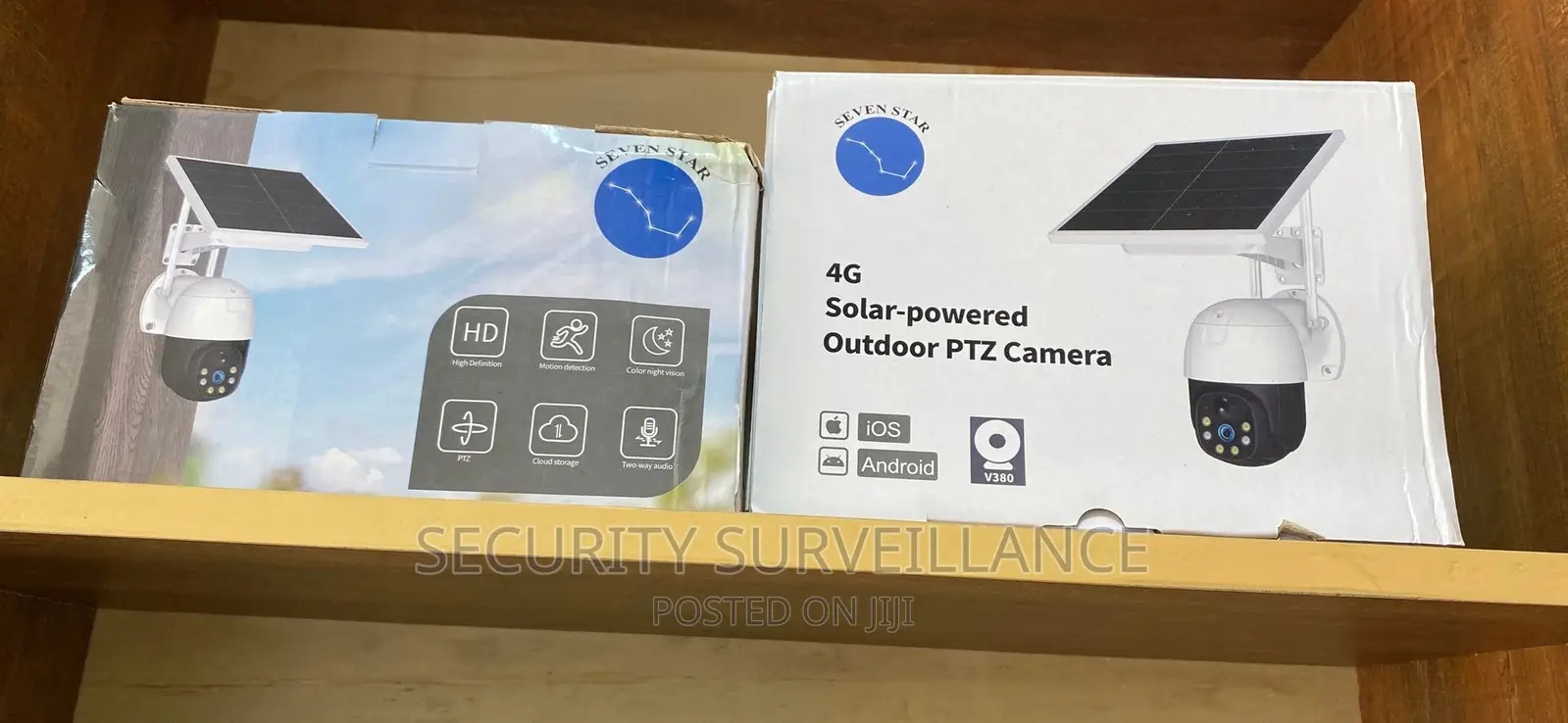 PTZ Solar Powered Outdoor CCTV Camera
