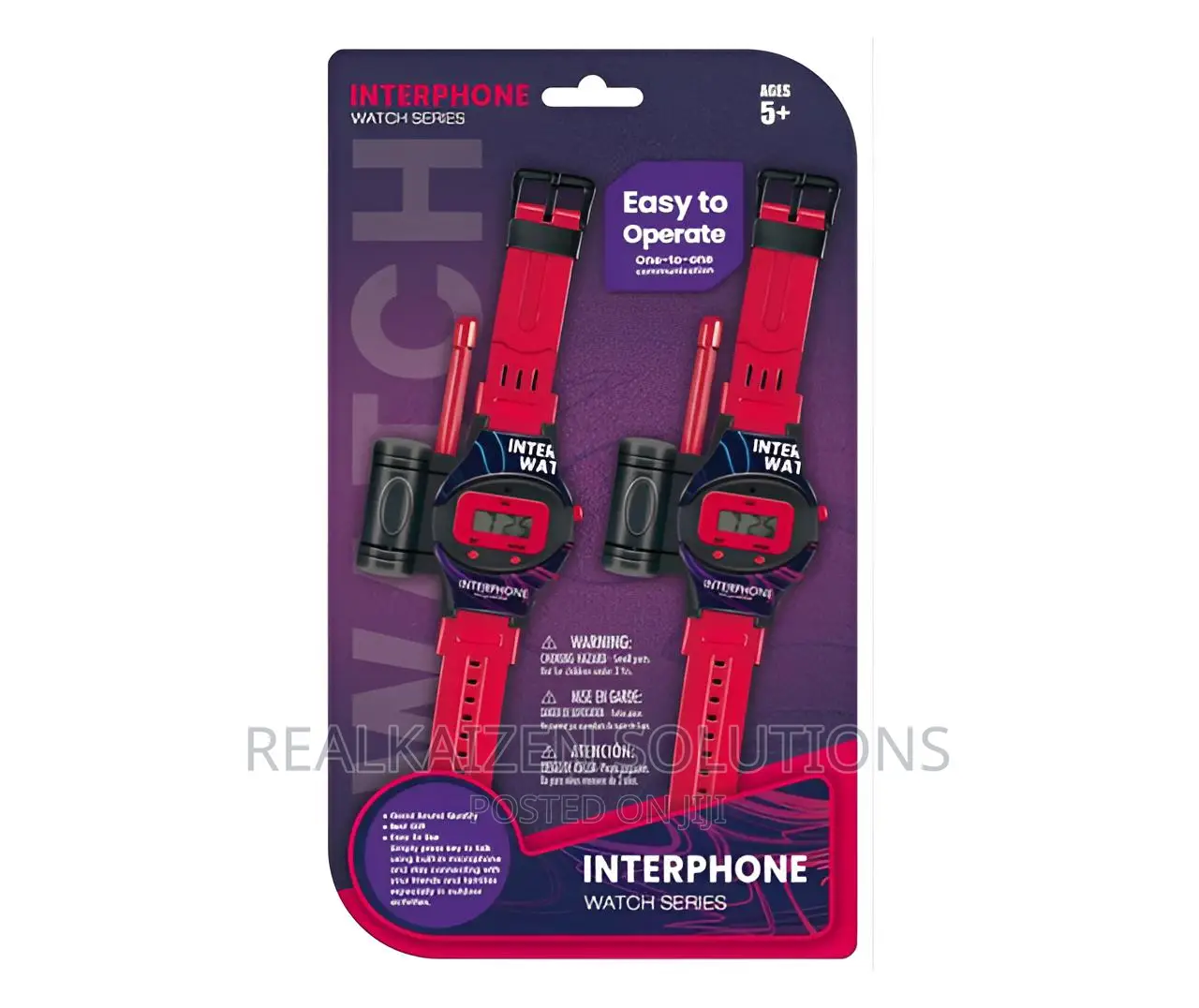 Interphone Watch Series Twin Walkie Talkie for Kids Watch