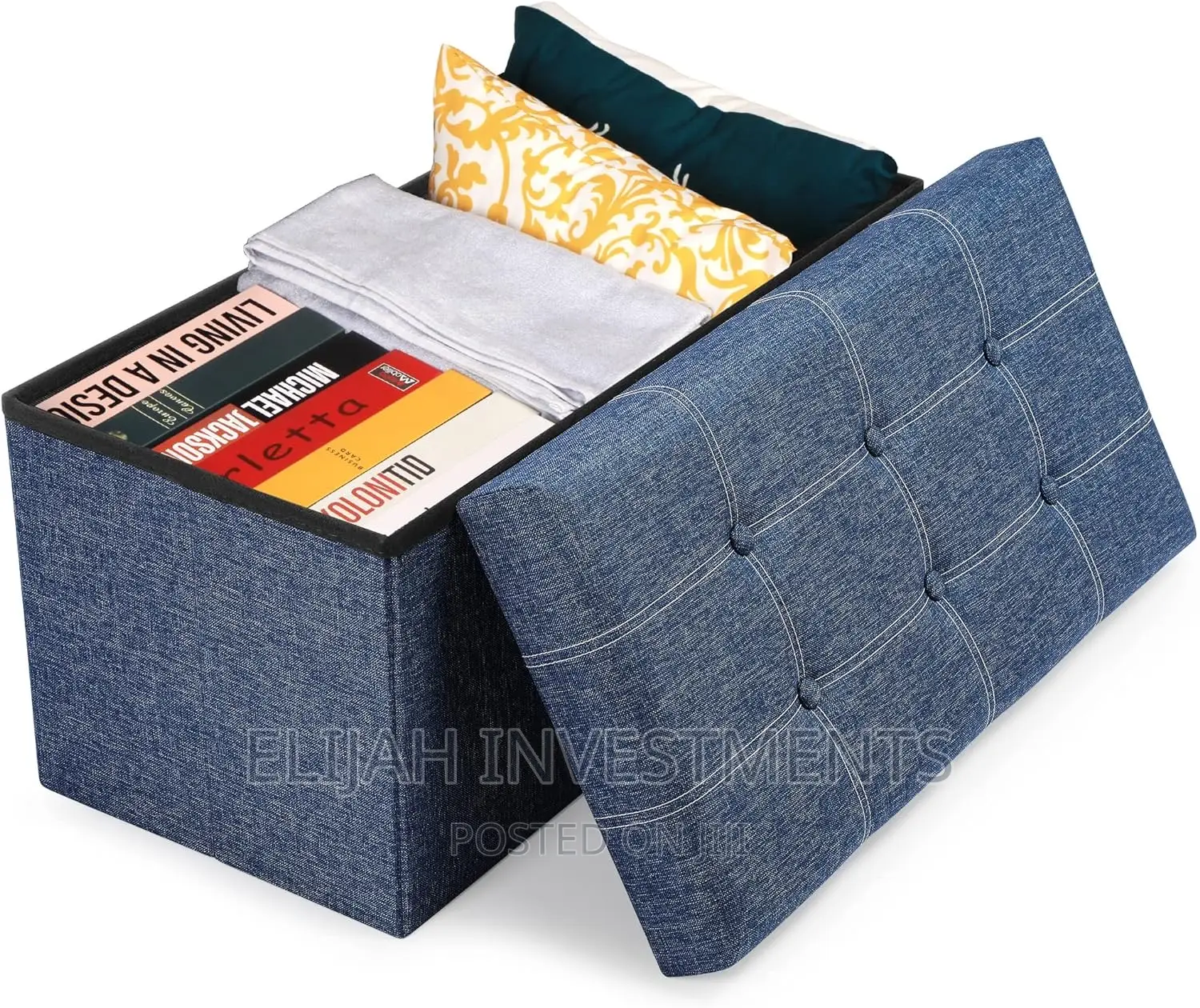 Ottomans Storage Box Organizer