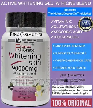 Effective Skin Whitening Glutathione Pills Wiz Vitamin C.120