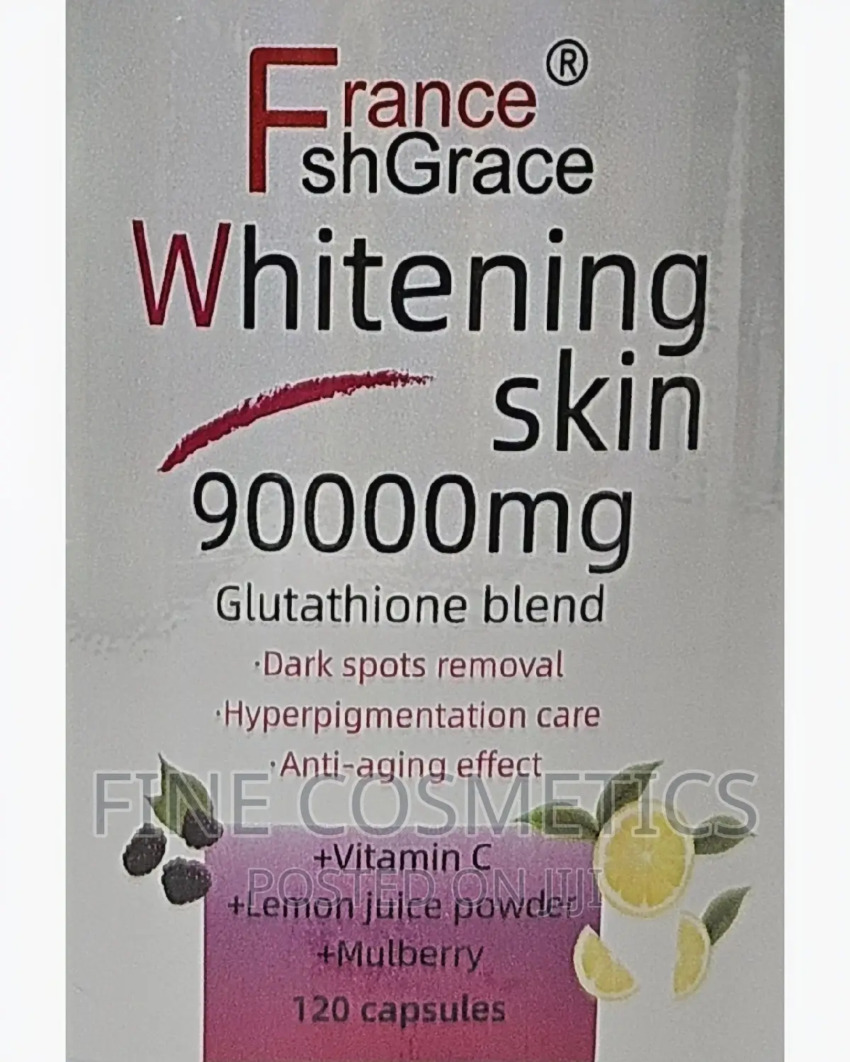 Effective Skin Whitening Glutathione Pills Wiz Vitamin C.120