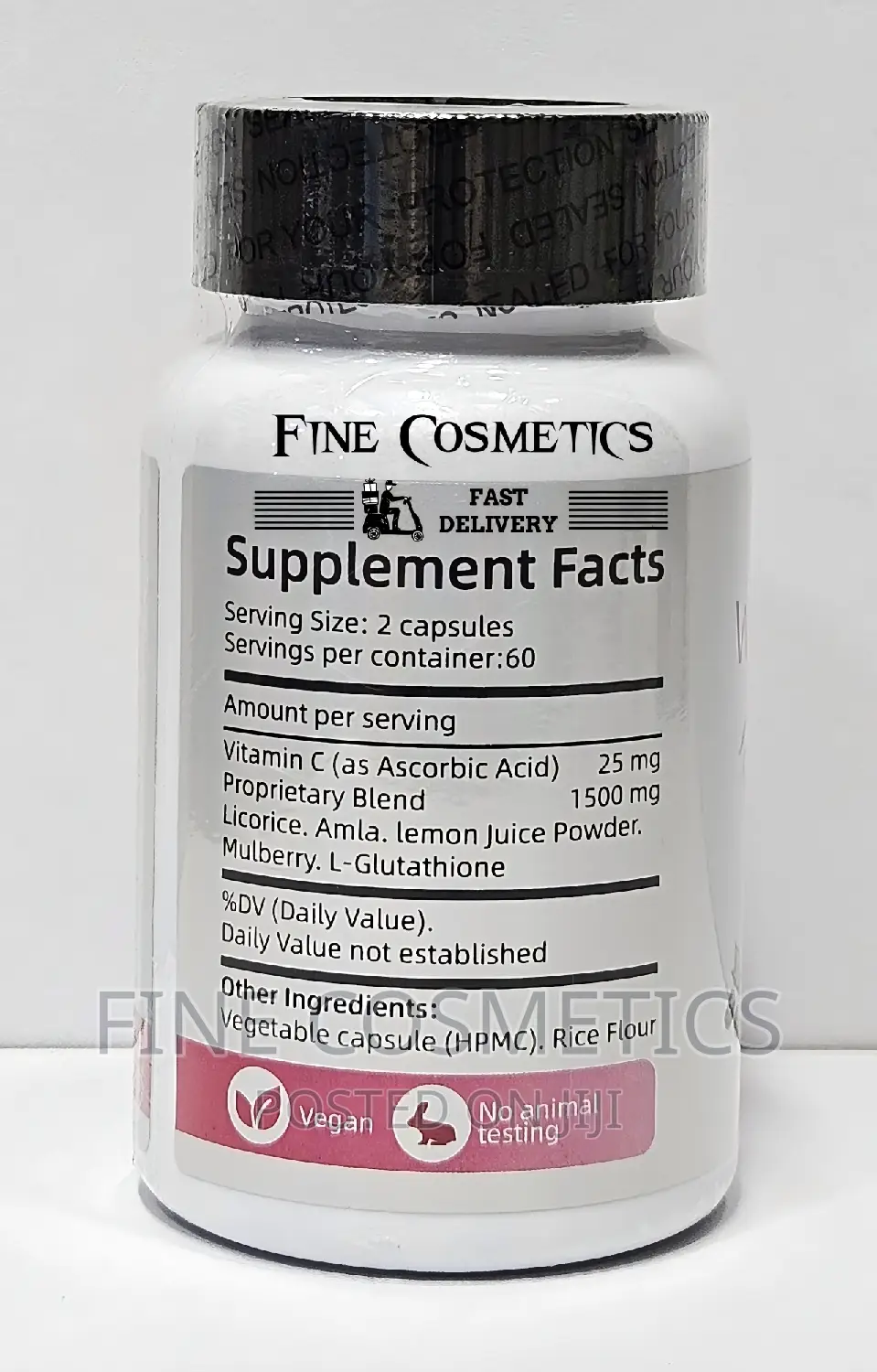 Effective Skin Whitening Glutathione Pills Wiz Vitamin C.120