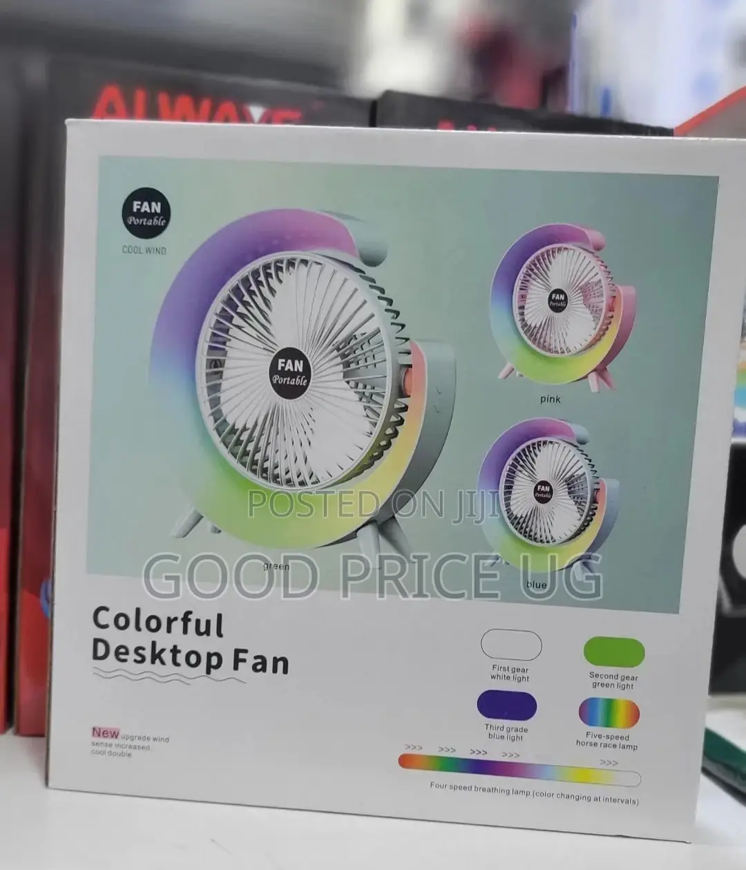 Colourful Desktop Mini Fan