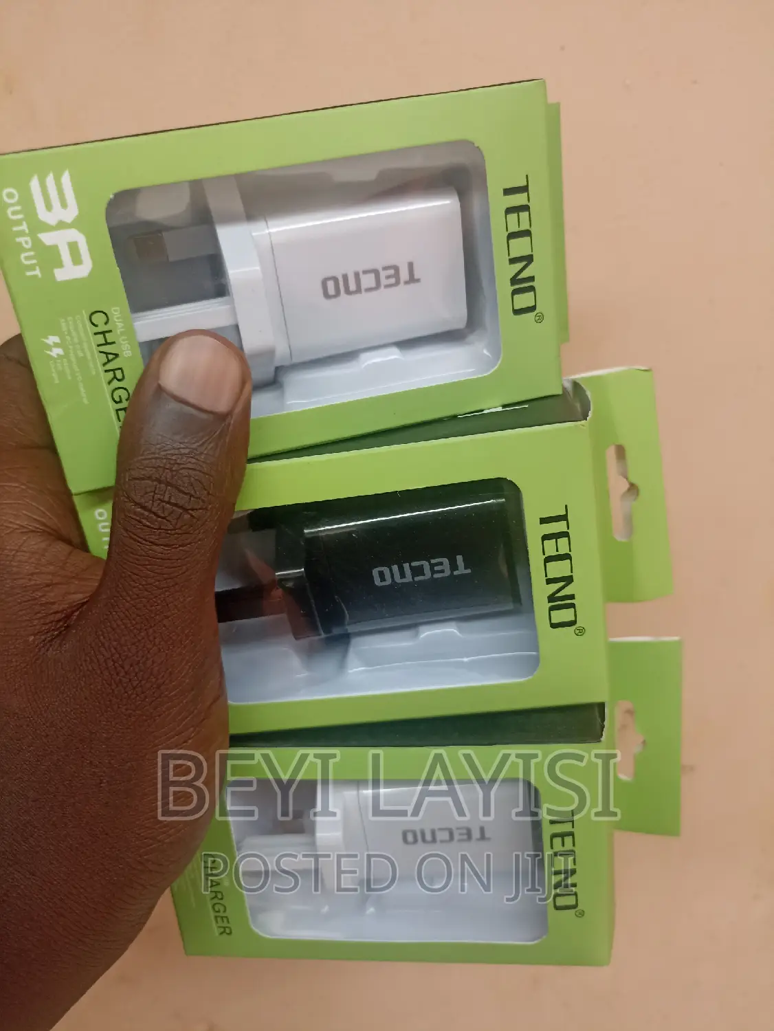 Original 3A Techno Power Adapter Chargers