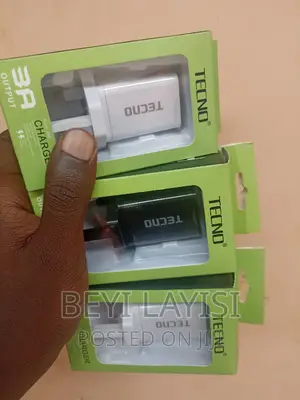 Original 3A Techno Power Adapter Chargers